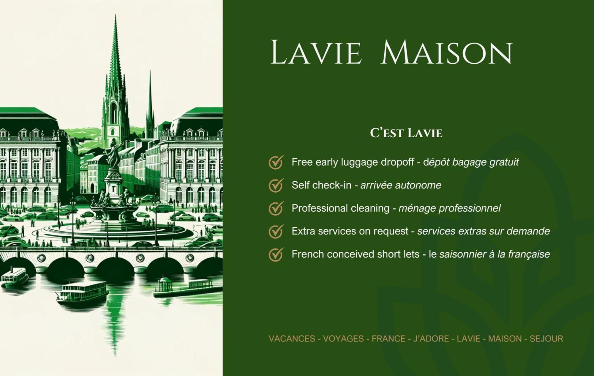 Lavie Maison Large Comfy Flat Bordéus Exterior foto